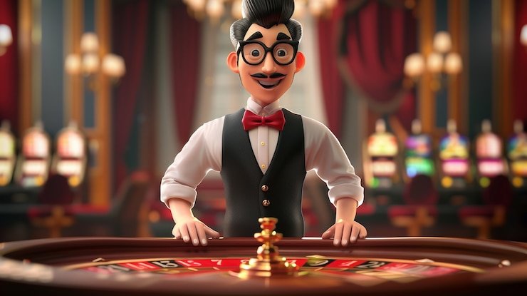 Dealer profesional memandu meja Baccarat Live Casino axa88 secara langsung untuk member Indonesia